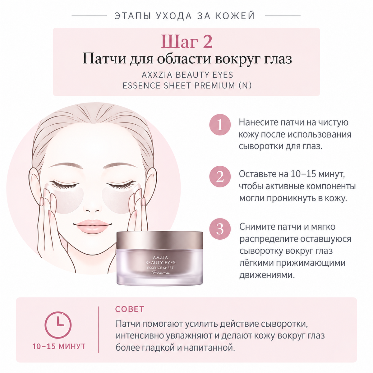 Сыворотка для комплексного ухода за кожей вокруг глаз AXXZIA